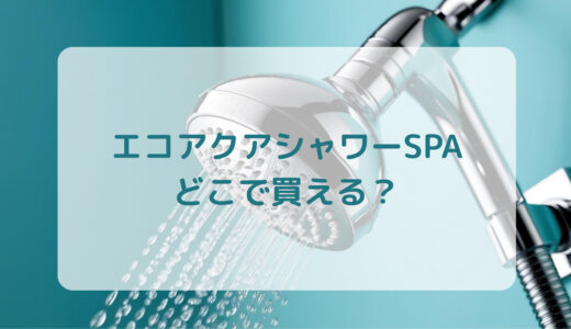 多機能シャワーヘッド・エコアクアシャワーSPAはどこで買える？最安値で売ってるのはコストコ？ドンキ？