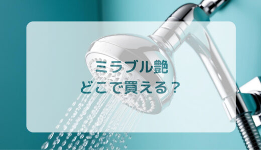 世代別シャワーヘッド・ミラブル艶（つや）はどこで買える？最安値で売ってるのはコストコ？ドンキ？